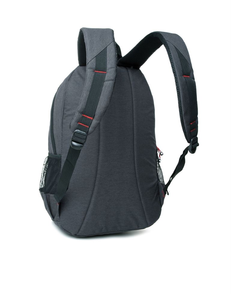 Flying Machine UniSex Dark Grey Casual Wear Backpack
